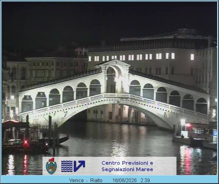 Archiv Foto Webcam Rialtobrücke Venedig