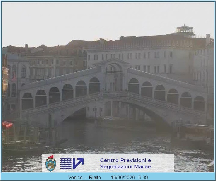Archiv Foto Webcam Rialtobrücke Venedig