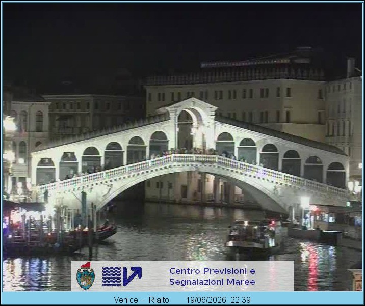 Archiv Foto Webcam Rialtobrücke Venedig