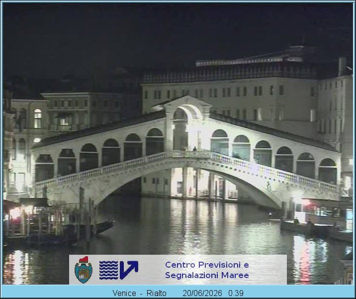 Archiv Foto Webcam Rialtobrücke Venedig