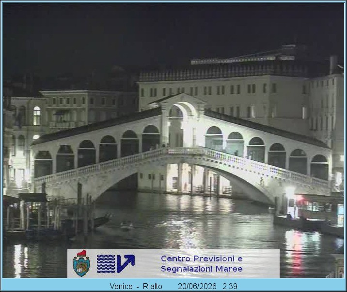 Archiv Foto Webcam Rialtobrücke Venedig