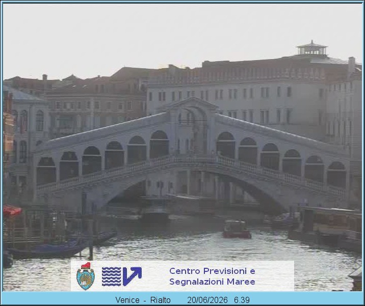 Archiv Foto Webcam Rialtobrücke Venedig