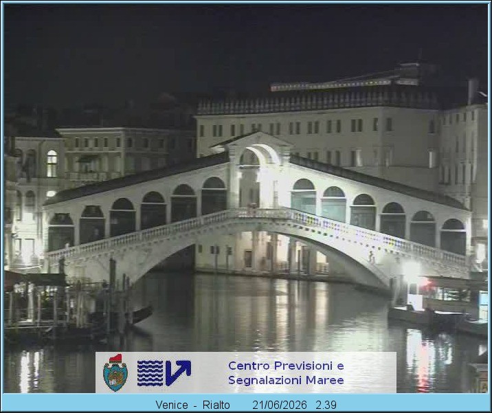 Archiv Foto Webcam Rialtobrücke Venedig