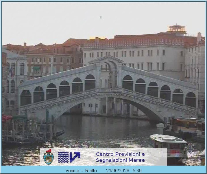 Archiv Foto Webcam Rialtobrücke Venedig