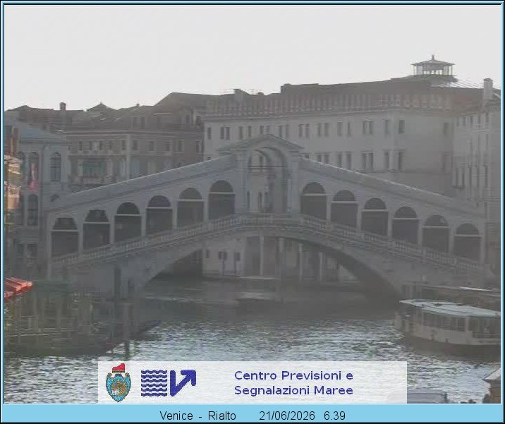 Archiv Foto Webcam Rialtobrücke Venedig