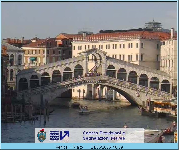 Archiv Foto Webcam Rialtobrücke Venedig