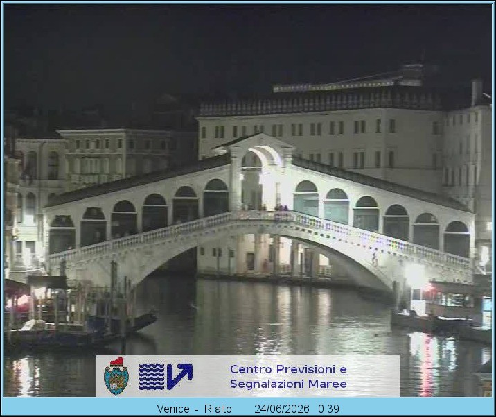 Archiv Foto Webcam Rialtobrücke Venedig