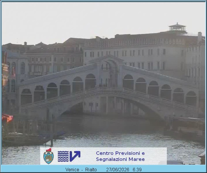 Archiv Foto Webcam Rialtobrücke Venedig