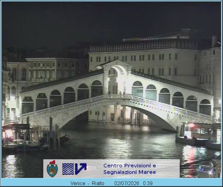 Archiv Foto Webcam Rialtobrücke Venedig