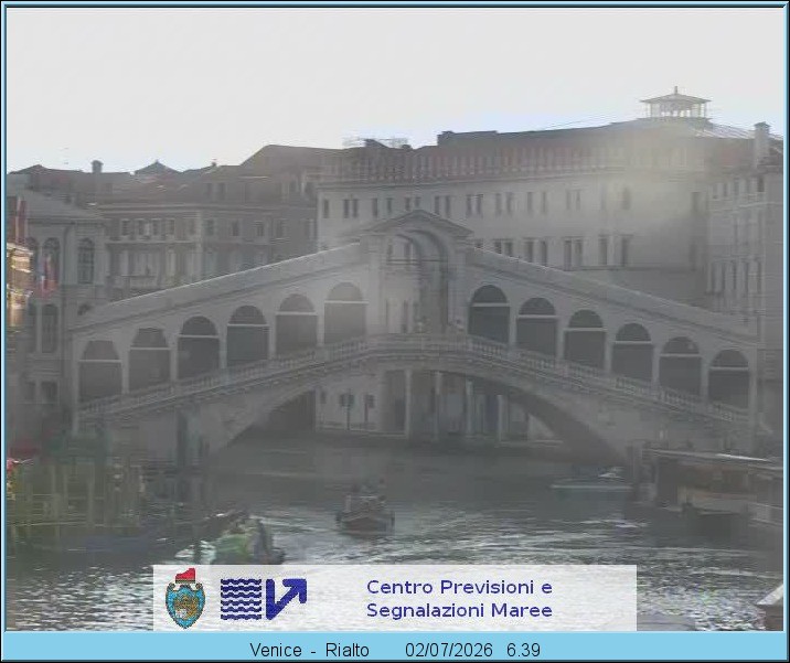 Archiv Foto Webcam Rialtobrücke Venedig
