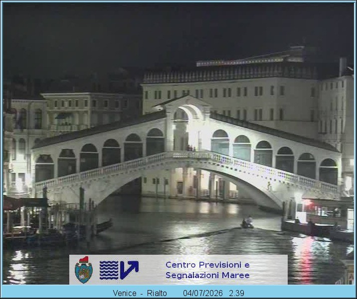 Archiv Foto Webcam Rialtobrücke Venedig