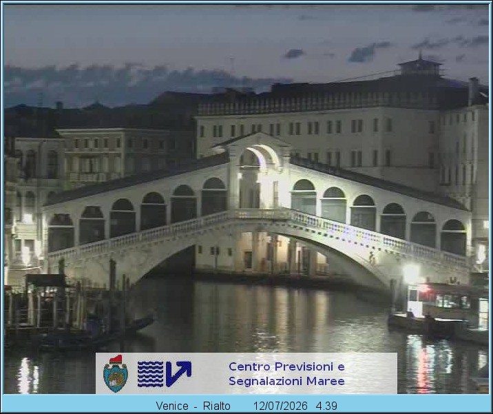 Archiv Foto Webcam Rialtobrücke Venedig