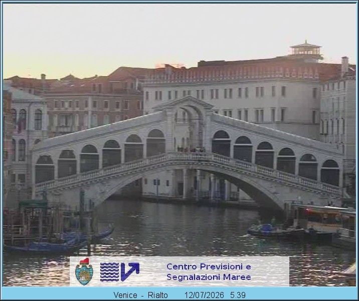 Archiv Foto Webcam Rialtobrücke Venedig