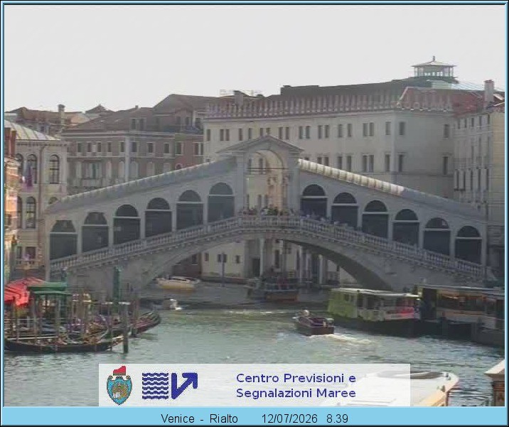 Archiv Foto Webcam Rialtobrücke Venedig