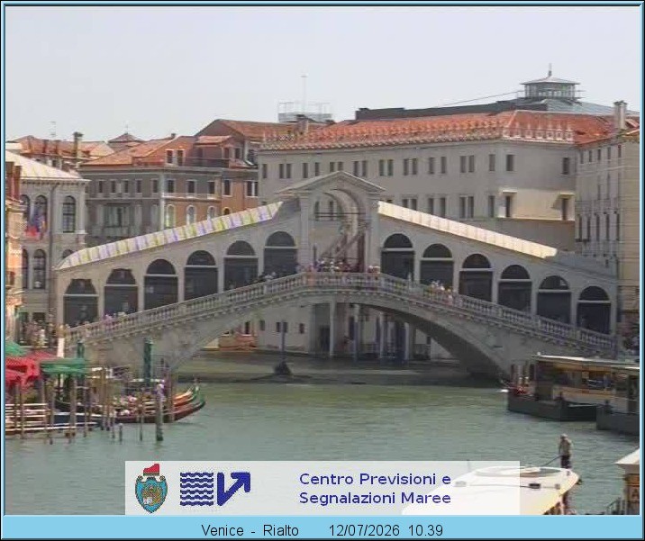 Archiv Foto Webcam Rialtobrücke Venedig