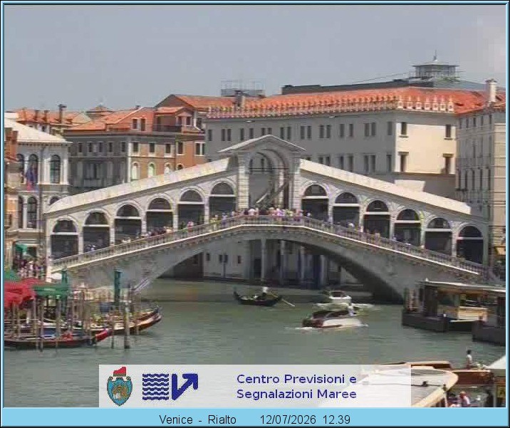 Archiv Foto Webcam Rialtobrücke Venedig