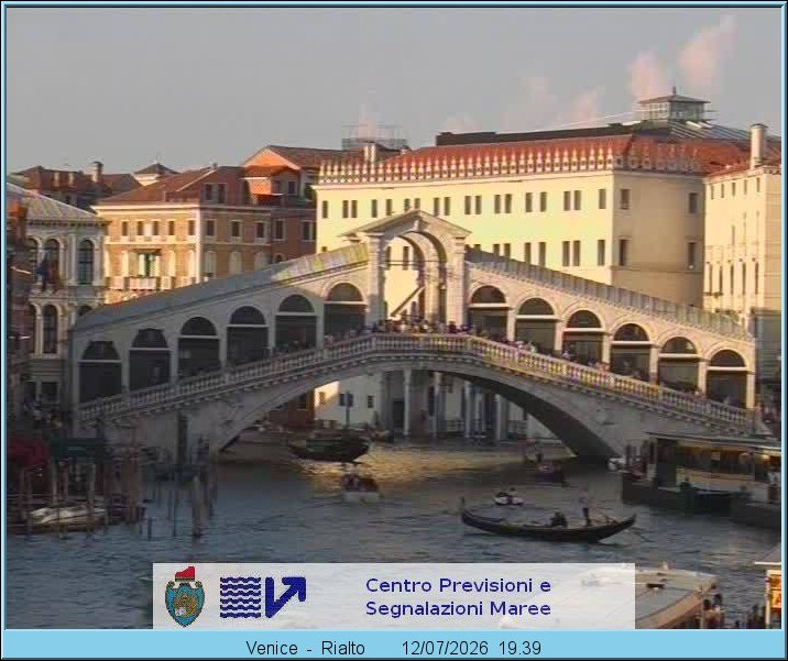 Archiv Foto Webcam Rialtobrücke Venedig
