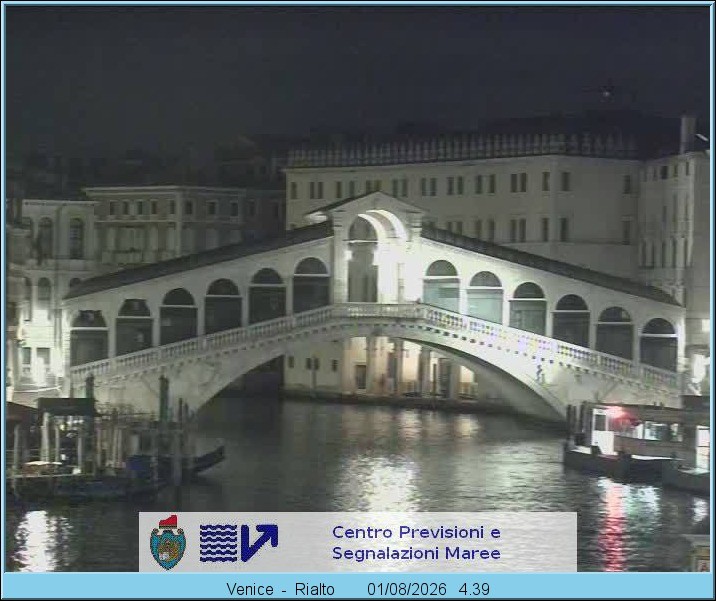 Archived image Webcam Rialto Bridge in Venice