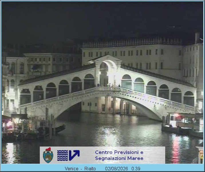 Archiv Foto Webcam Rialtobrücke Venedig