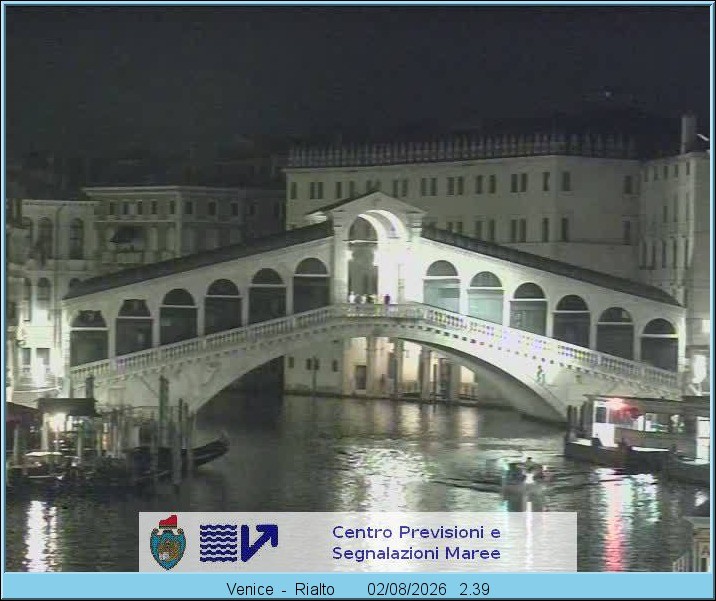 Archiv Foto Webcam Rialtobrücke Venedig