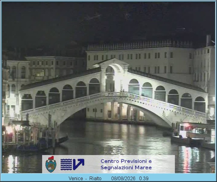 Archiv Foto Webcam Rialtobrücke Venedig