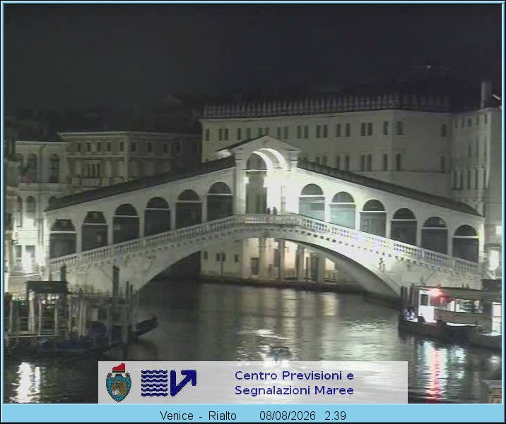 Archiv Foto Webcam Rialtobrücke Venedig
