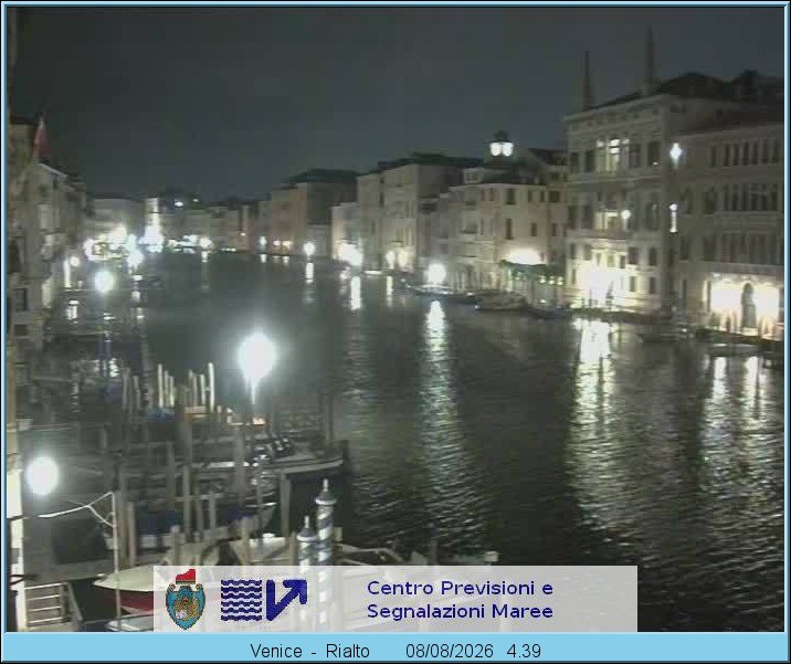 Archiv Foto Webcam Rialtobrücke Venedig