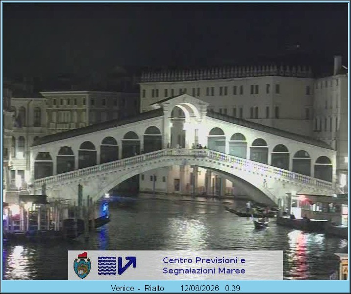 Archiv Foto Webcam Rialtobrücke Venedig