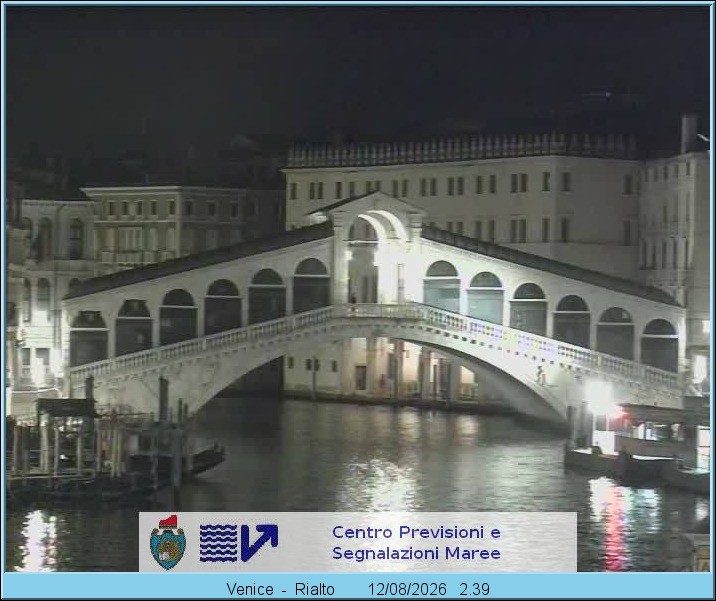 Archiv Foto Webcam Rialtobrücke Venedig