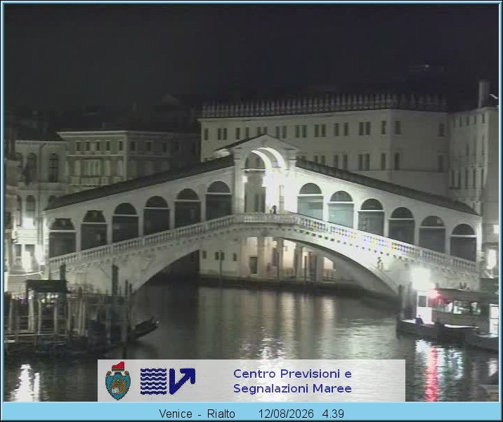 Archiv Foto Webcam Rialtobrücke Venedig