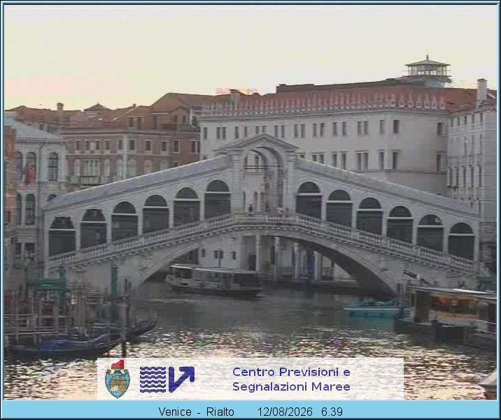 Archiv Foto Webcam Rialtobrücke Venedig