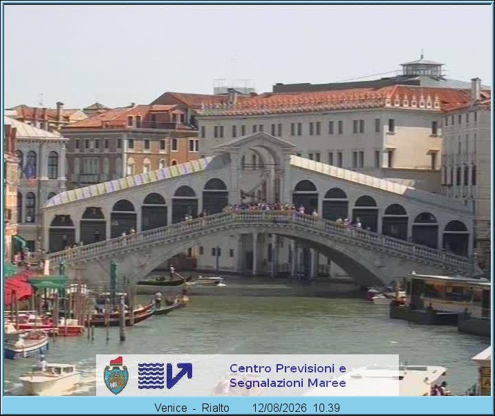 Archiv Foto Webcam Rialtobrücke Venedig