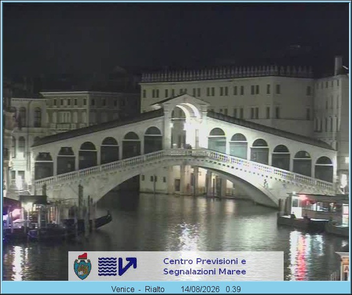 Archiv Foto Webcam Rialtobrücke Venedig