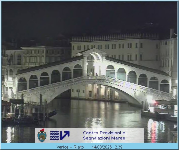 Archiv Foto Webcam Rialtobrücke Venedig
