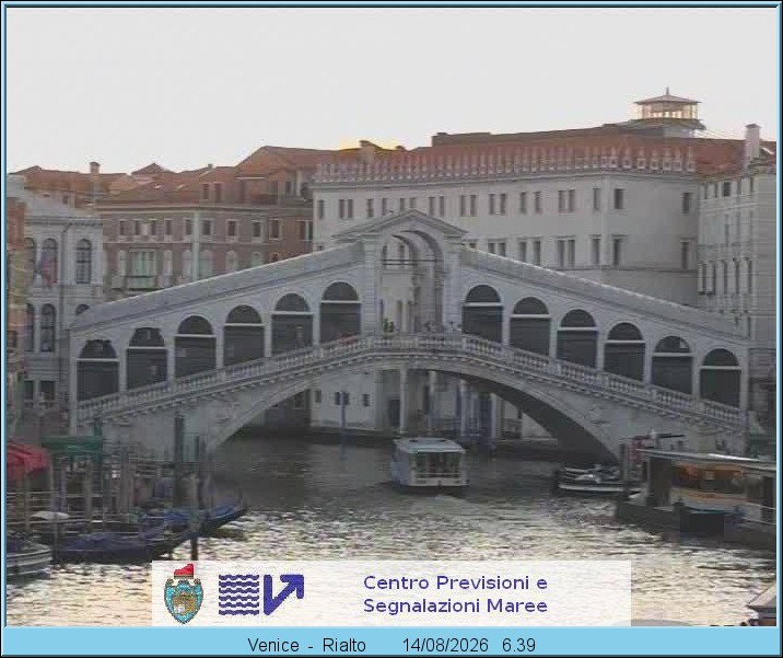 Archiv Foto Webcam Rialtobrücke Venedig