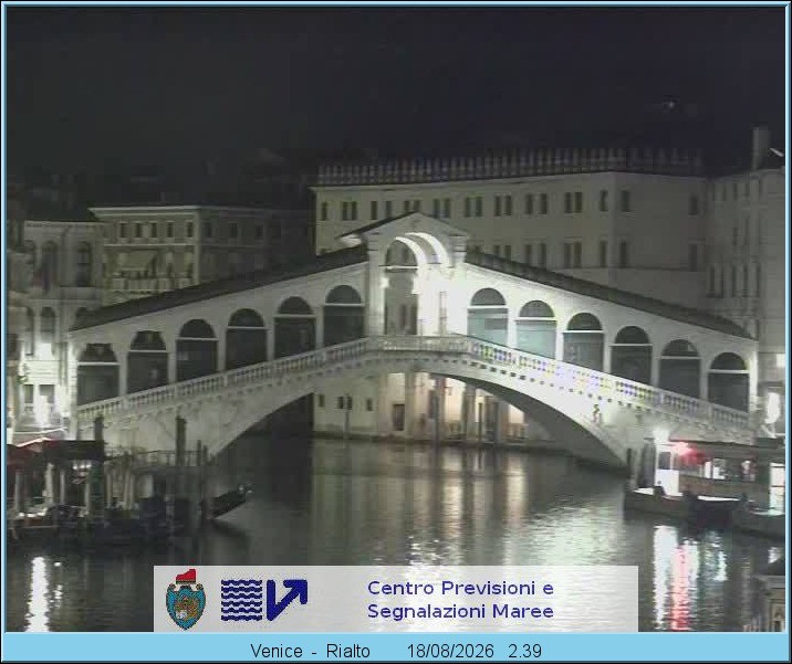 Archived image Webcam Rialto Bridge in Venice