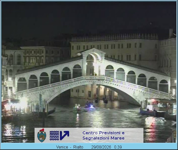 Archiv Foto Webcam Rialtobrücke Venedig