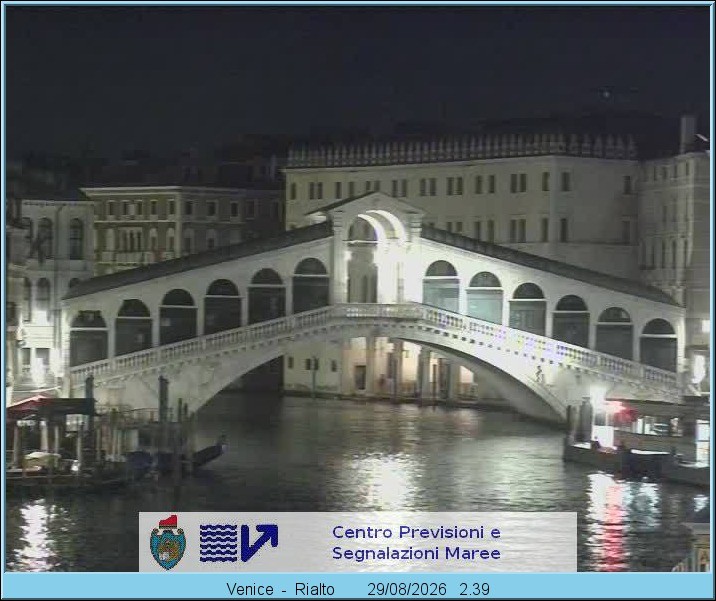 Archiv Foto Webcam Rialtobrücke Venedig