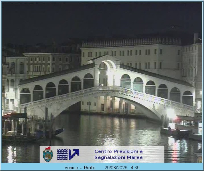 Archiv Foto Webcam Rialtobrücke Venedig