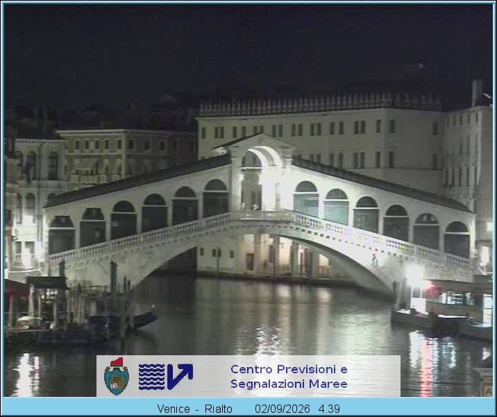 Archiv Foto Webcam Rialtobrücke Venedig