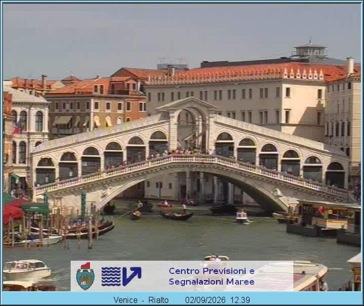 Archiv Foto Webcam Rialtobrücke Venedig