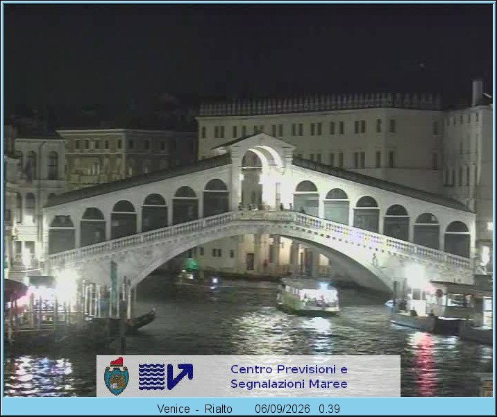 Archiv Foto Webcam Rialtobrücke Venedig