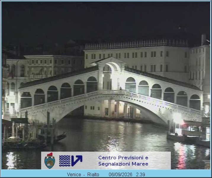 Archiv Foto Webcam Rialtobrücke Venedig