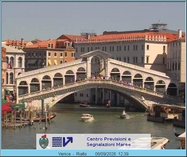 Archiv Foto Webcam Rialtobrücke Venedig