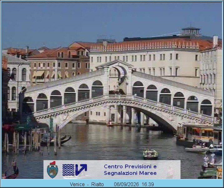 Archiv Foto Webcam Rialtobrücke Venedig