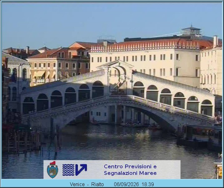 Archiv Foto Webcam Rialtobrücke Venedig