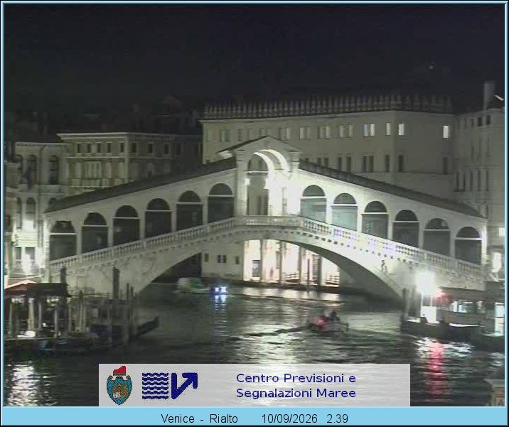 Archived image Webcam Rialto Bridge in Venice