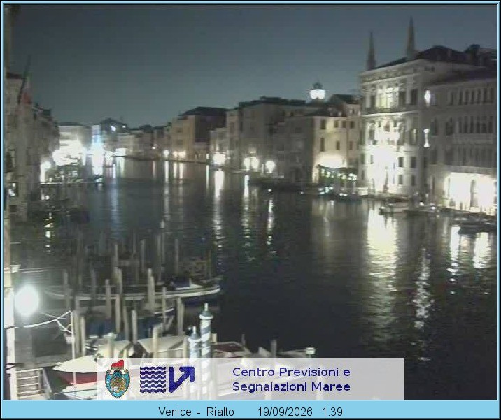 Archiv Foto Webcam Rialtobrücke Venedig