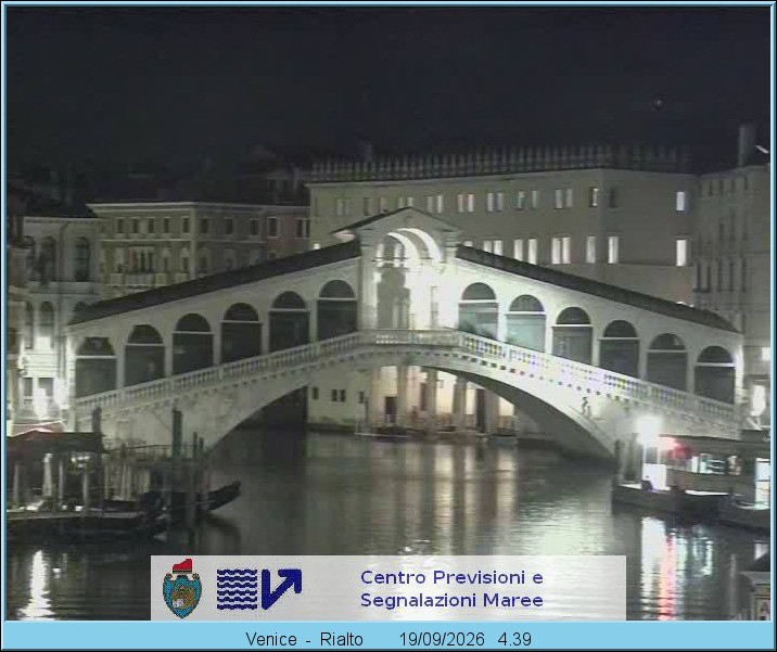 Archiv Foto Webcam Rialtobrücke Venedig
