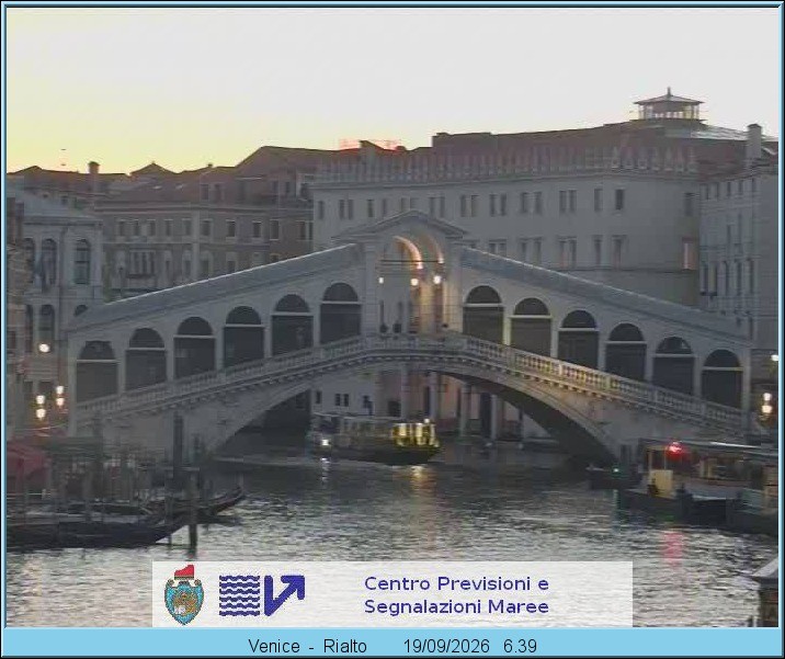 Archiv Foto Webcam Rialtobrücke Venedig